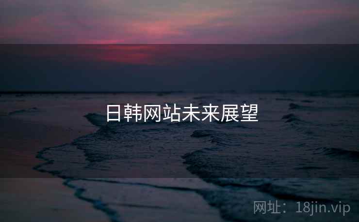 日韩网站未来展望