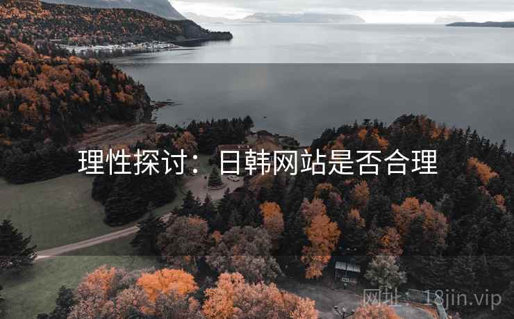 理性探讨：日韩网站是否合理